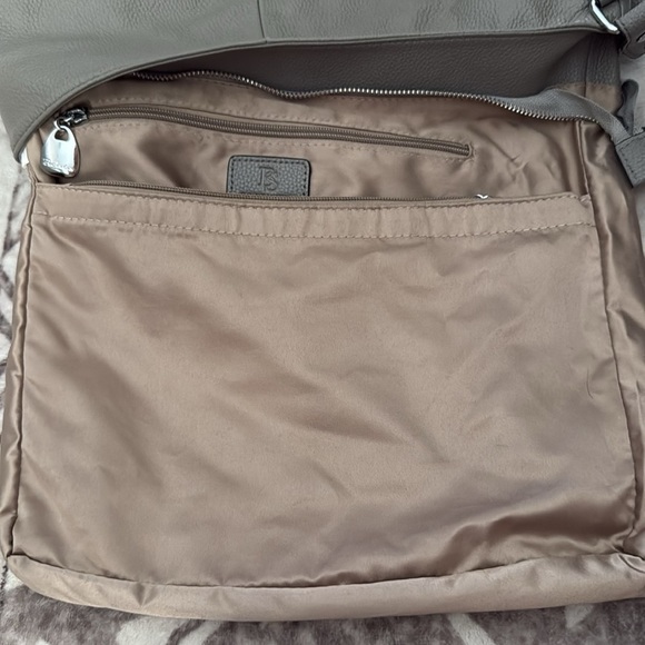 Bostanten Gray Leather Hobo Bag - Picture 10 of 10